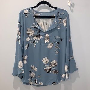 LOFT floral blouse